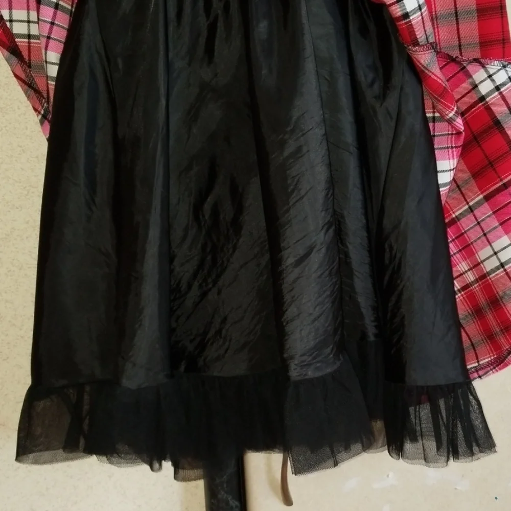 Justice Girls Fancy Frill Skirt Flare Dress, sz 12